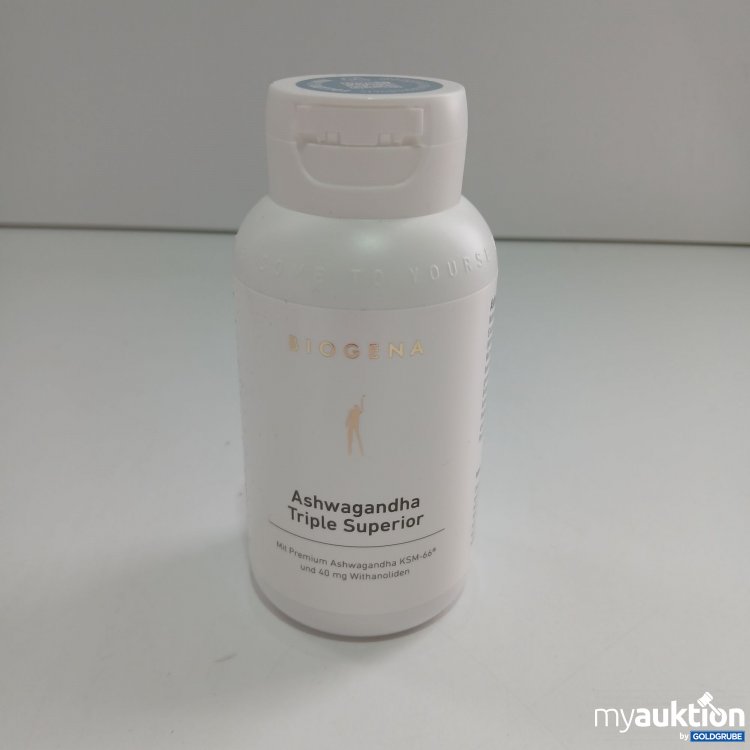 Artikel Nr. 831518 Artikel Nr. 831518: Biogena Ashwagandha Triple Superior 120 Kapseln 94g