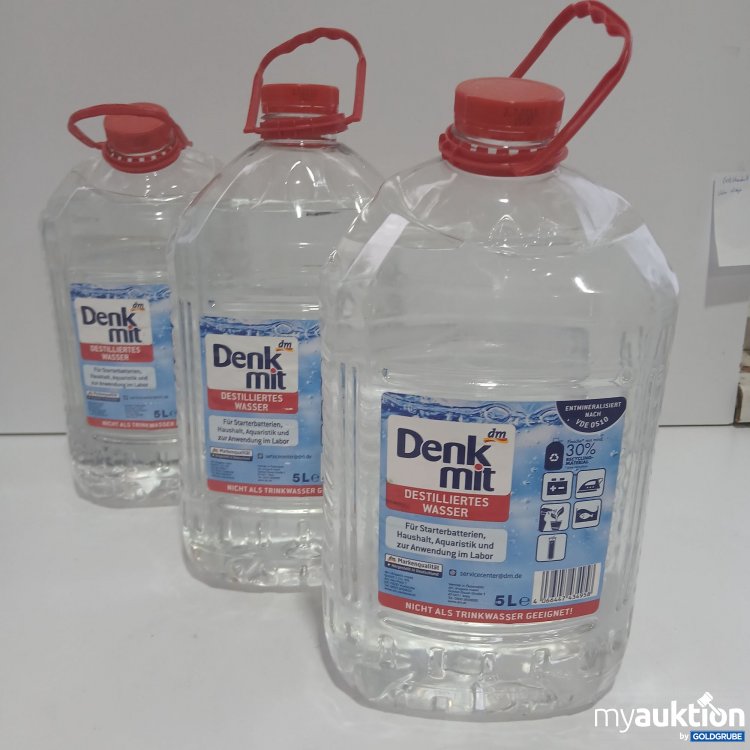 Artikel Nr. 857518 Artikel Nr. 857518: Denkmit Destilliertes Wasser 3x5l