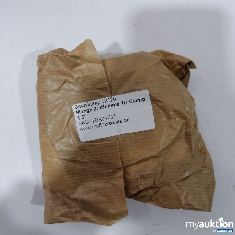 Artikel Nr. 889518: Klemme Tri-Clamp 1,5 2Stk TDK01731