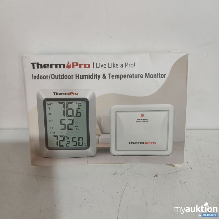 Artikel Nr. 934518 Artikel Nr. 934518: ThermoPro Indoor/Outdoor Humidity & Temperature Monitor