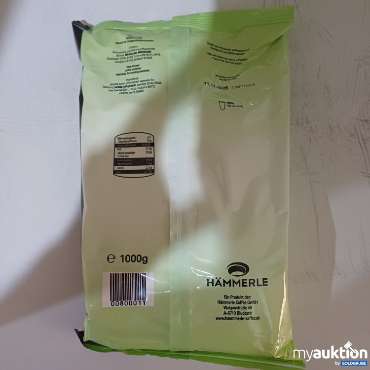 Artikel Nr. 985518: Hämmerle "Top Drink" Cafe-Cremer Kaffeeweißer, speziell für Heißgetränkeautomaten,2x1000g