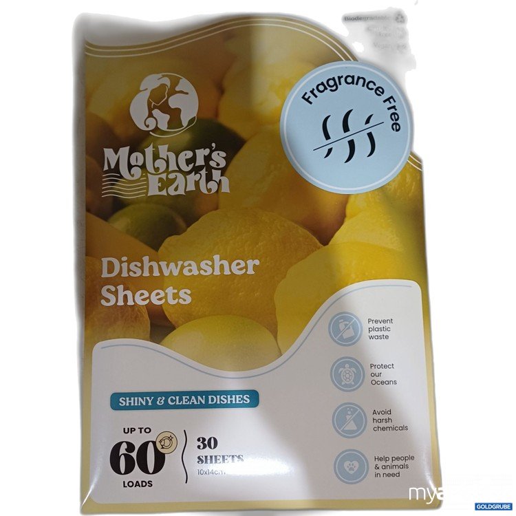 Artikel Nr. 526519: Mother's Earth Geschirrspülblätter, 30 Blätter, Geruchsfrei