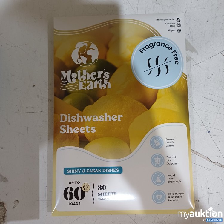 Artikel Nr. 526519: Mother's Earth Geschirrspülblätter, 30 Blätter, Geruchsfrei