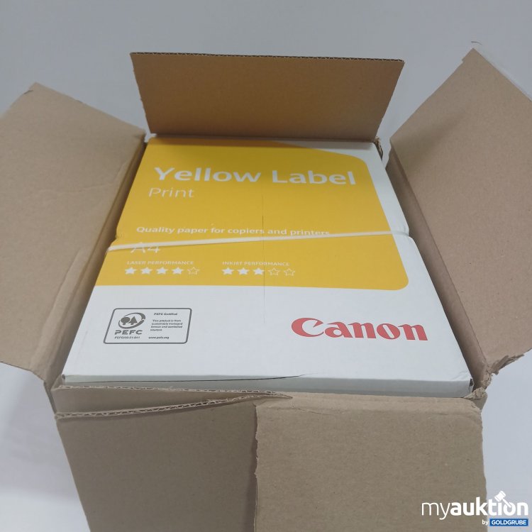 Artikel Nr. 853519 Artikel Nr. 853519: Canon Yellow Label Print A4 5x500 Sheets