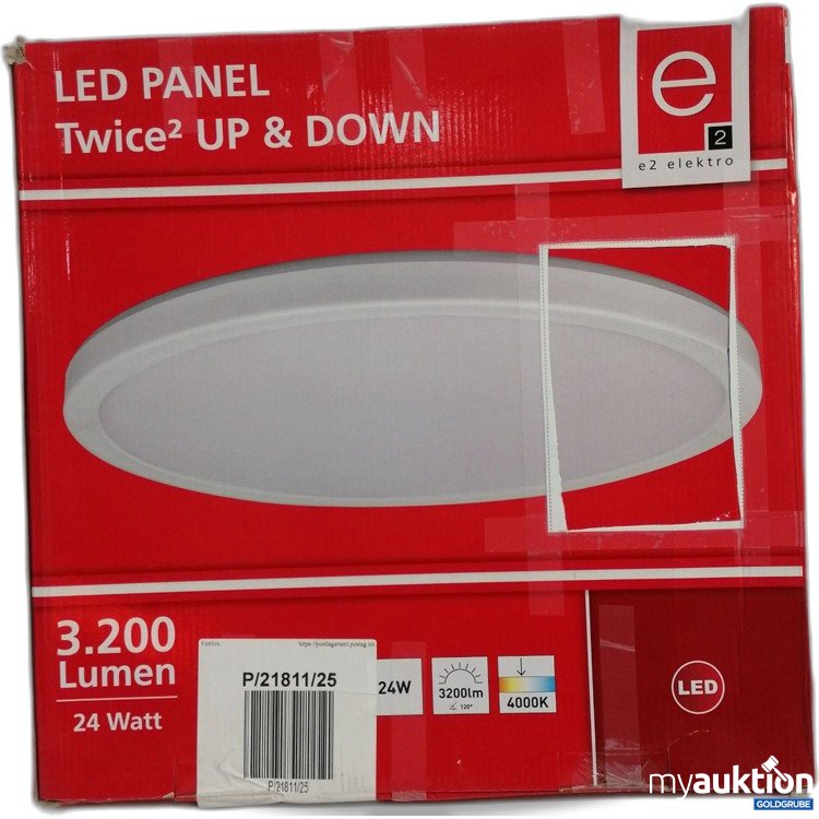 Artikel Nr. 888519 Artikel Nr. 888519: E2 Elektro LED Panel Twice Up & Down Art:2459.5042.0196