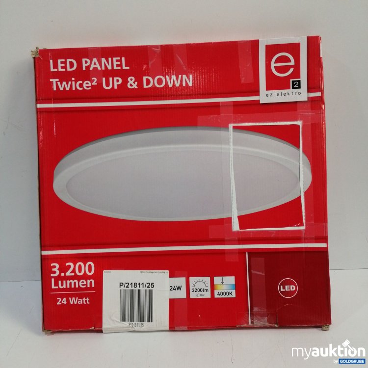 Artikel Nr. 888519 Artikel Nr. 888519: E2 Elektro LED Panel Twice Up & Down Art:2459.5042.0196