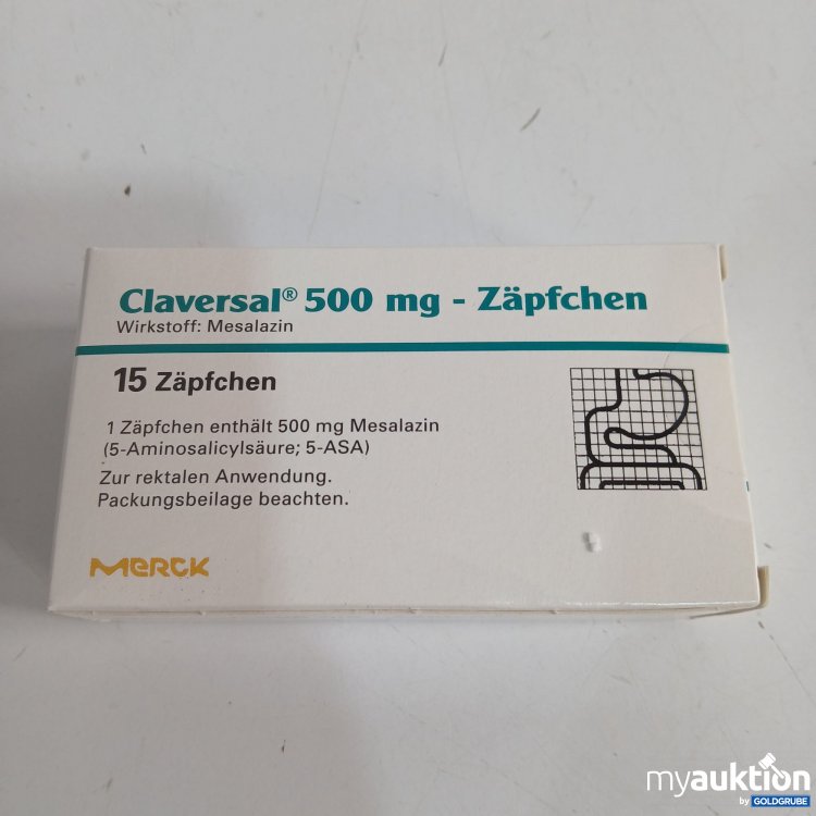 Artikel Nr. 910519 Artikel Nr. 910519: Claversal 500mg Zäpfchen 15Stk