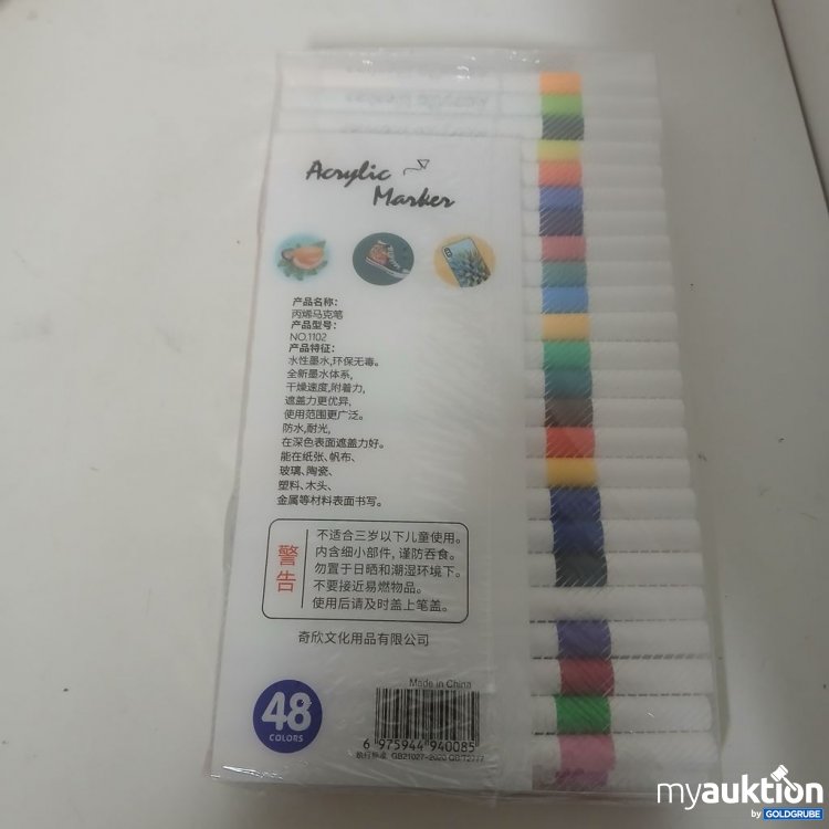 Artikel Nr. 918519: Acrylic Marker 48 Colors
