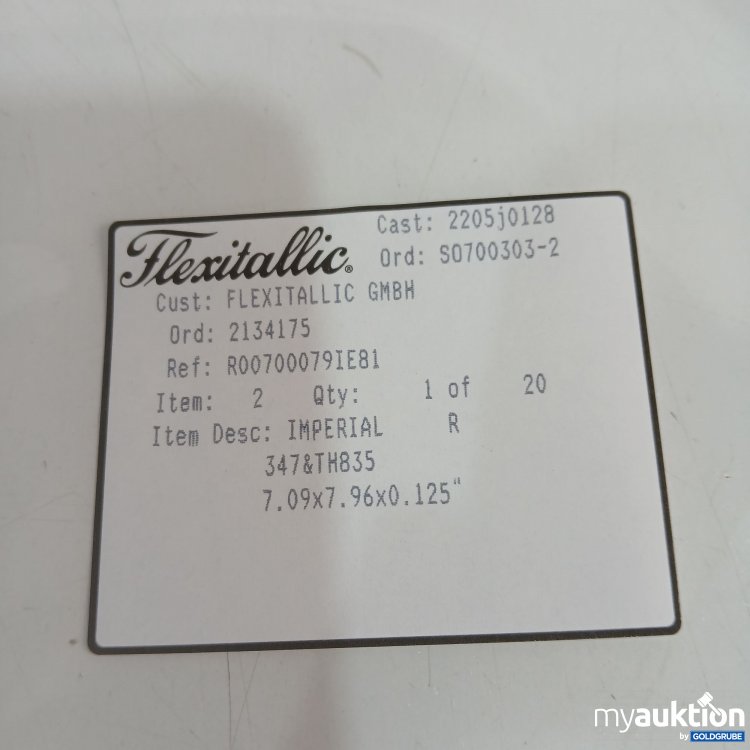 Artikel Nr. 951519: Flexitallic Spiraldichtung Typ R 347 & TH835 