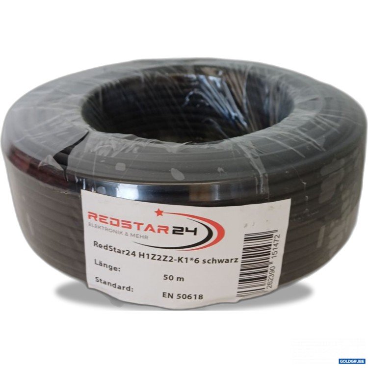 Artikel Nr. 976519: RedStar24 H1Z222-K1*6 schwarz 50m