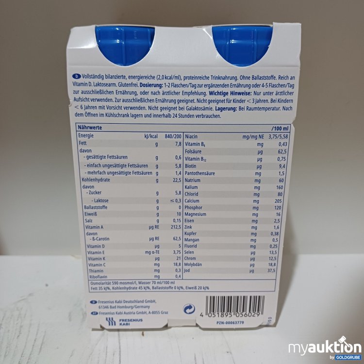Artikel Nr. 985519: Fresubin 2 kcal Drink mit Vanillegeschmack, 4x200ml 