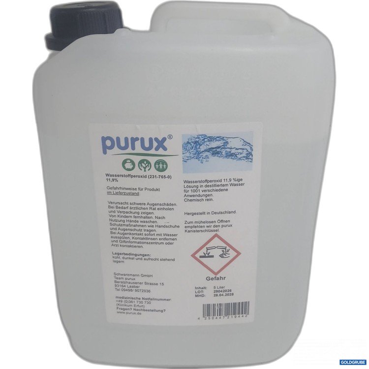 Artikel Nr. 990519: Purox Wasserstoffperoxid 11,9% 5L 