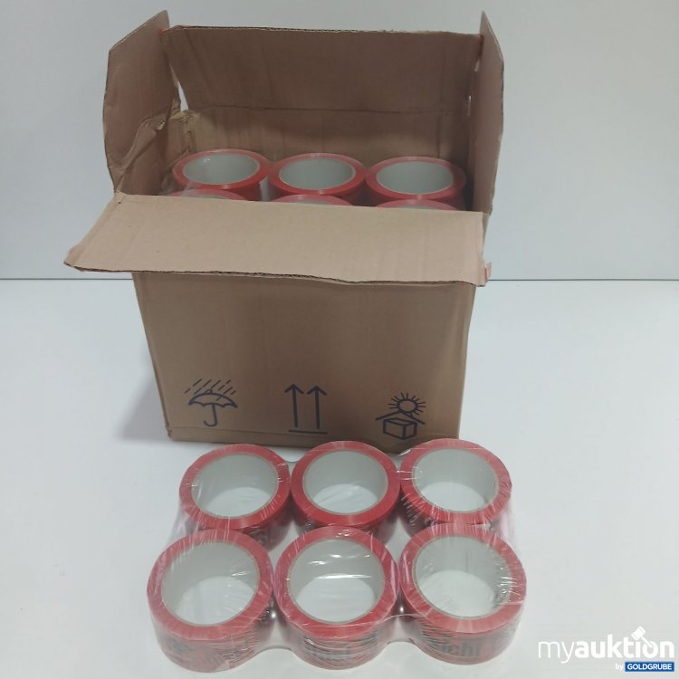 Artikel Nr. 439520: Klebeband Vorsicht Glas 6er Pack x6 Stück 