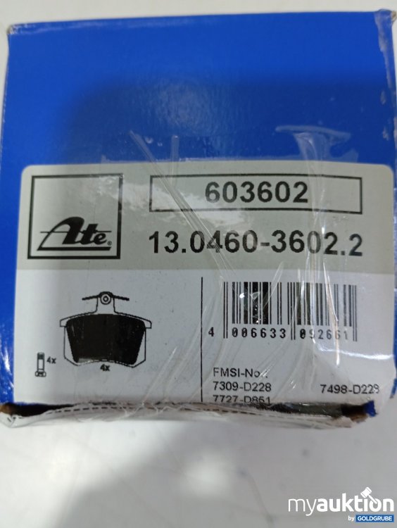 Artikel Nr. 464520 Artikel Nr. 464520: Ate Bremsbeläge 13.0460-3602.2 für Audi Classic PKW