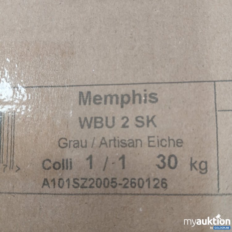 Artikel Nr. 478520: Memphis Waschbeckenunterschrank 2 SK Grau / Artisan Eiche Gewicht: 30 kg Art.-Nr. 001279022602