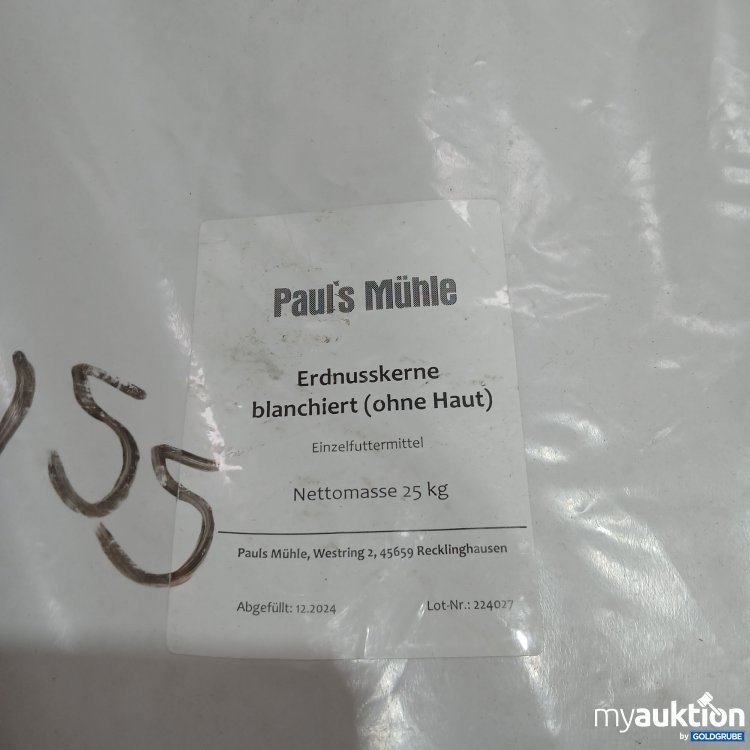 Artikel Nr. 816520 Artikel Nr. 816520: Paul's Mühle Erdnusskerne blanchiert ohne Haut 25kg