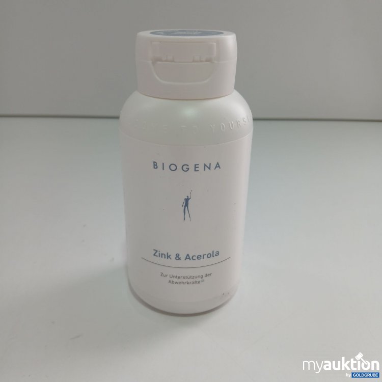 Artikel Nr. 831520 Artikel Nr. 831520: Biogena Zink & Acerola 120 Kapseln 38g