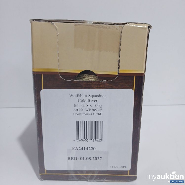 Artikel Nr. 834520 Artikel Nr. 834520: Wolfsblut Squashies Cold River 8x100g