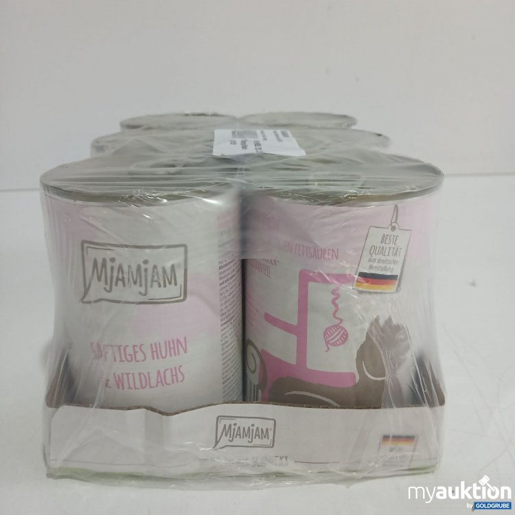 Artikel Nr. 852520: Mjamjam Katzenfutter Huhn&Wildlachs 6x400g