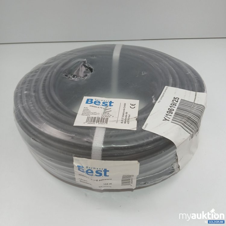Artikel Nr. 853520 Artikel Nr. 853520: Best H1Z2Z2-K 1*6 Schwarz 100m Kabel EN 50618