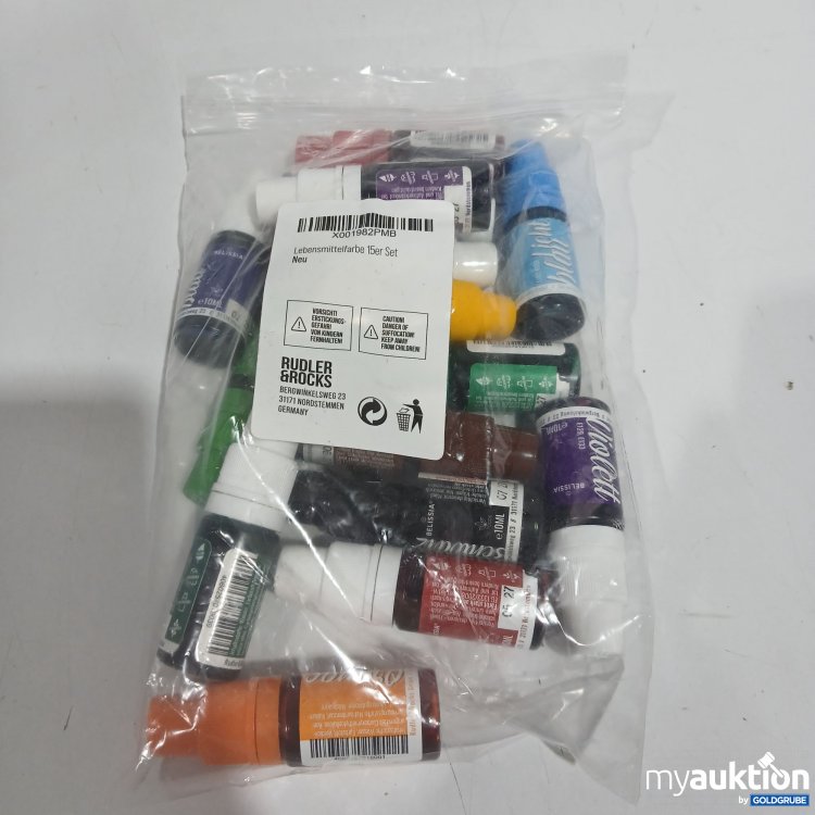 Artikel Nr. 882520 Artikel Nr. 882520: Diverse Lebensmittelfarben 15x10ml
