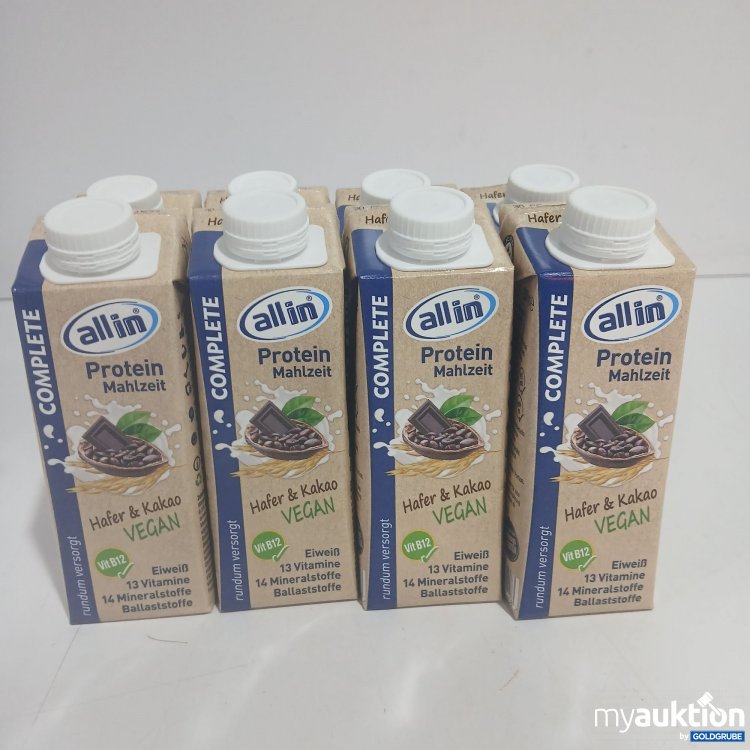 Artikel Nr. 897520: Allin Protein Mahlzeit Hafer & Kakao vegan je 250ml 