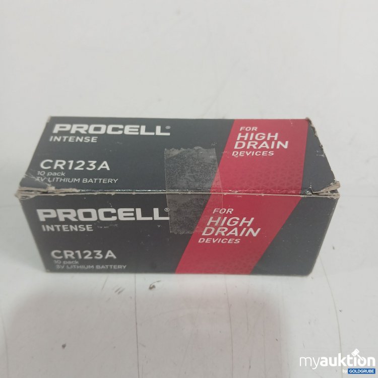 Artikel Nr. 970520 Artikel Nr. 970520: Procell intense CR123A, Batterien 10Stück