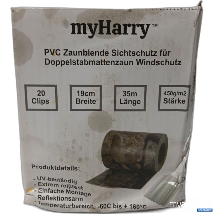Artikel Nr. 997520: MyHarry PVC Zaunblende Sichtschutz für Doppelstabmattenzaun Windschutz
