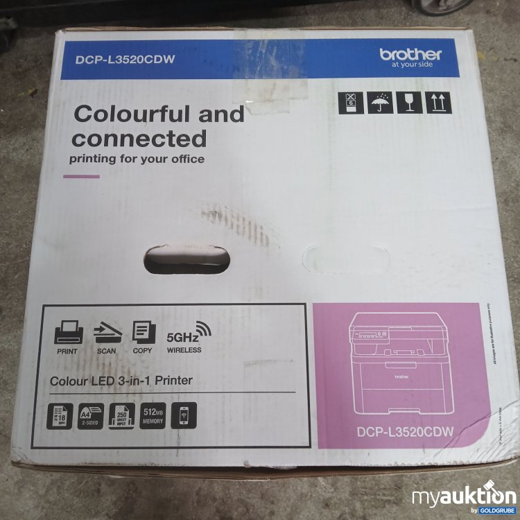 Artikel Nr. 444521 Artikel Nr. 444521: Brother Colourful an connected LED 3in1 Printer DCP-L3520CDW