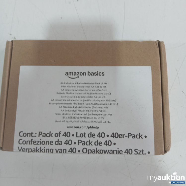 Artikel Nr. 970521 Artikel Nr. 970521: Amazon basics AA Industrial Alkaline Batterien 40er Pack