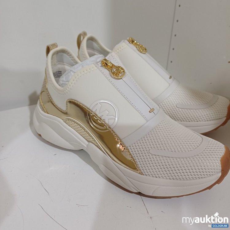 Artikel Nr. 470522 Artikel Nr. 470522: Michael Kors Sami Zip Trainer Sneaker US 6M Pale Gold