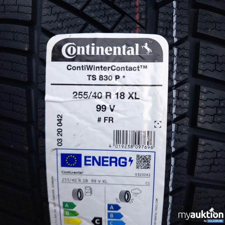 Artikel Nr. 523522: Continental ContiWinterContact TS 830 P 255/40 R18 XL