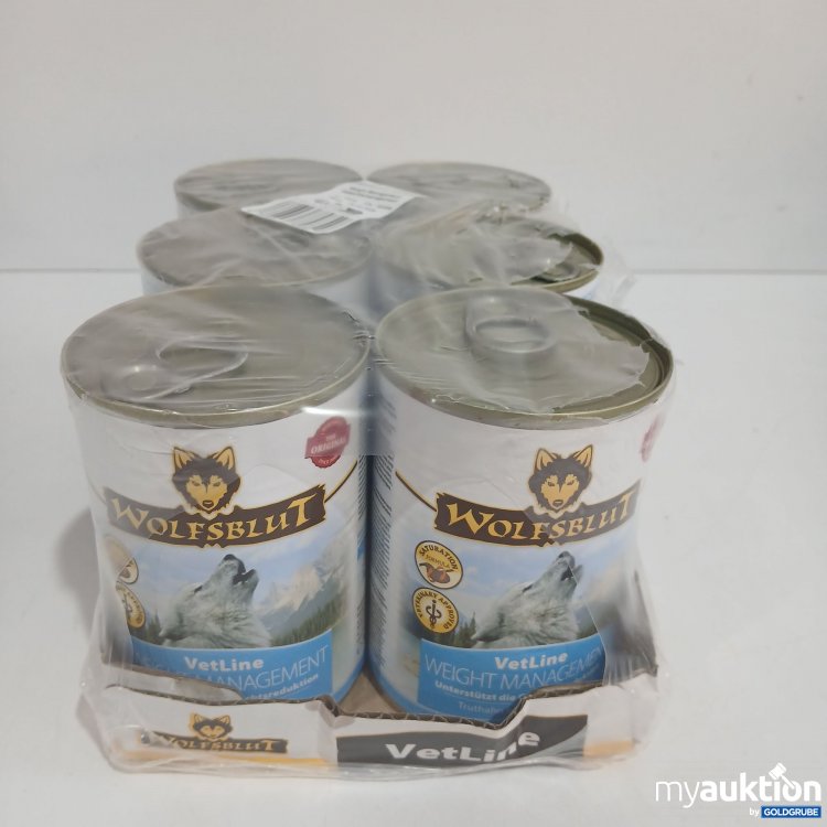 Artikel Nr. 852522: Wolfsblut Vetline Hundefutter 6x395g