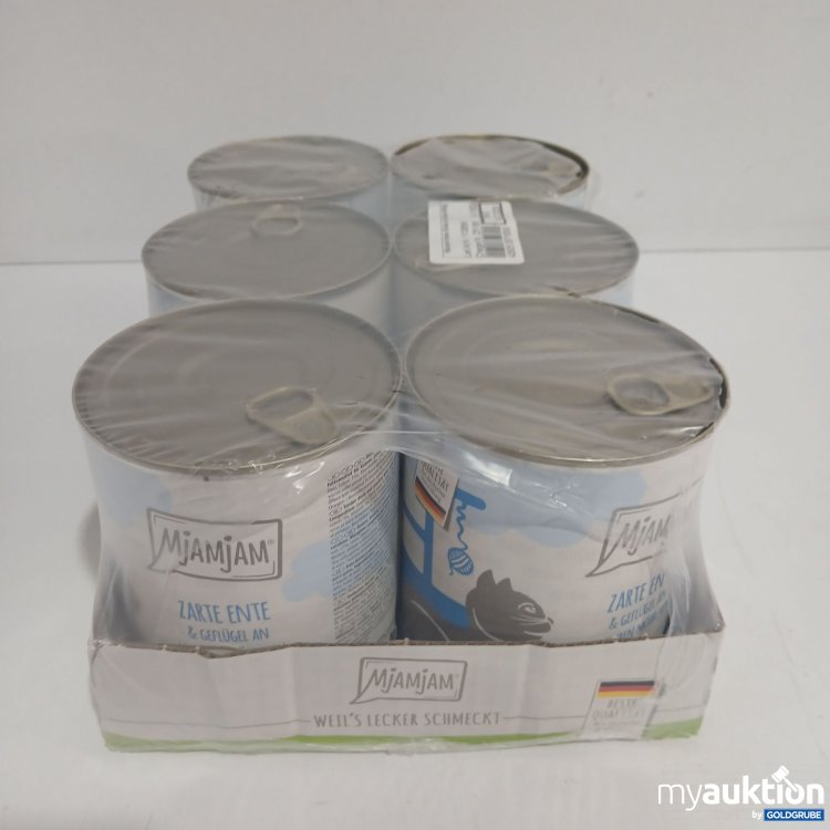 Artikel Nr. 870522 Artikel Nr. 870522: Mjamjam Katzenfutter Ente&Geflügel 6x800g