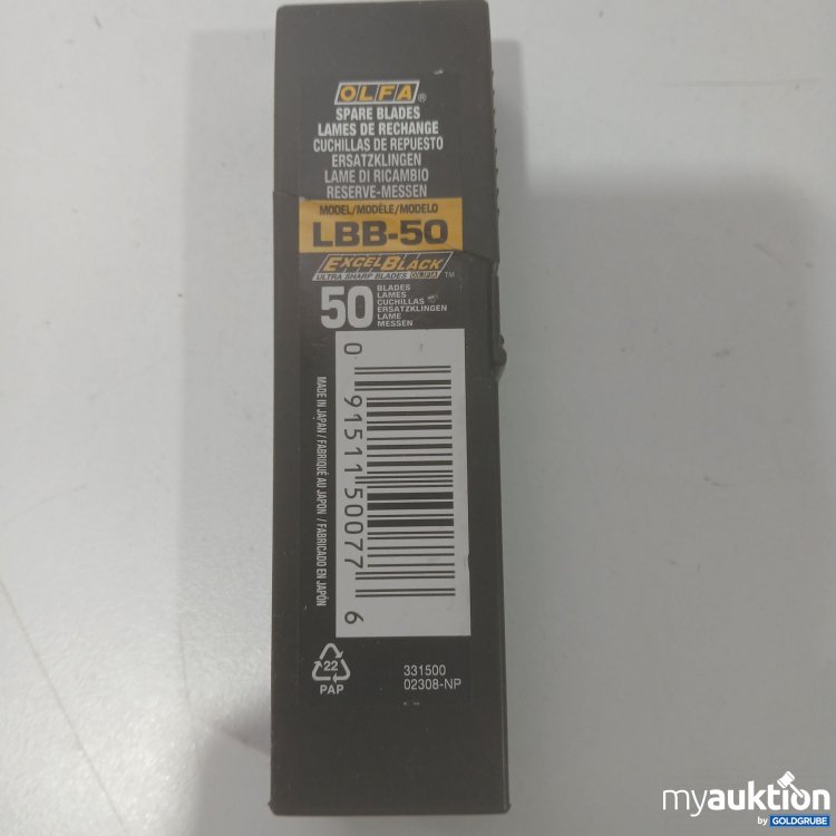 Artikel Nr. 873522: Olfa Ersatzklingen Model:LBB-50