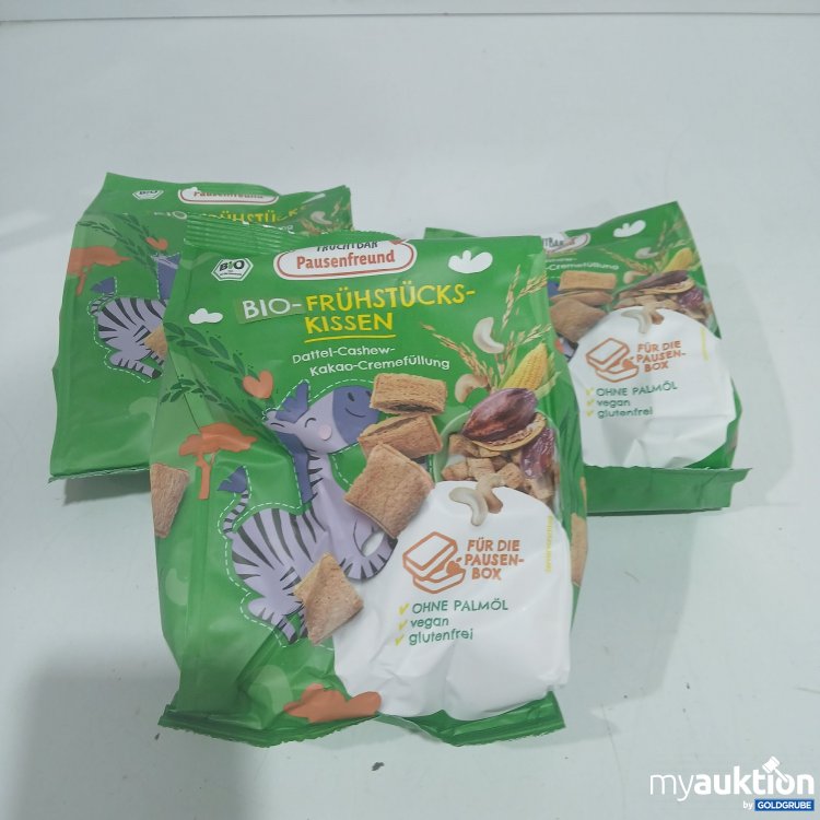 Artikel Nr. 897522: Fruchtbar Bio Frühstückskissen Dattel-Chashew-Kakao-Cremefüllung je 180g