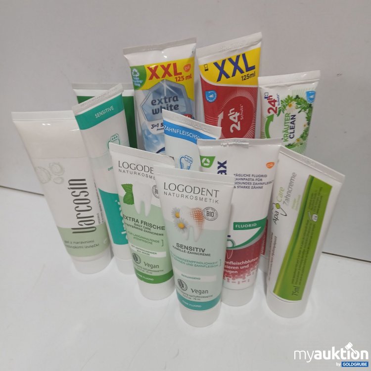 Artikel Nr. 920522: 11 Stück Diverse Zahncreme 2x125ml, 2x100ml und 7x75ml