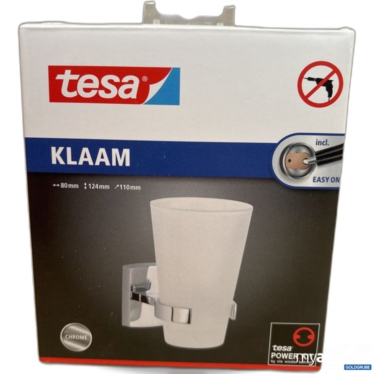 Artikel Nr. 921522: tesa KLAAM Wandbecher Chrom