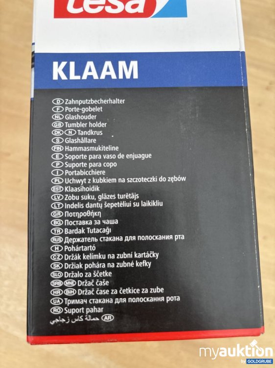 Artikel Nr. 921522: tesa KLAAM Wandbecher Chrom