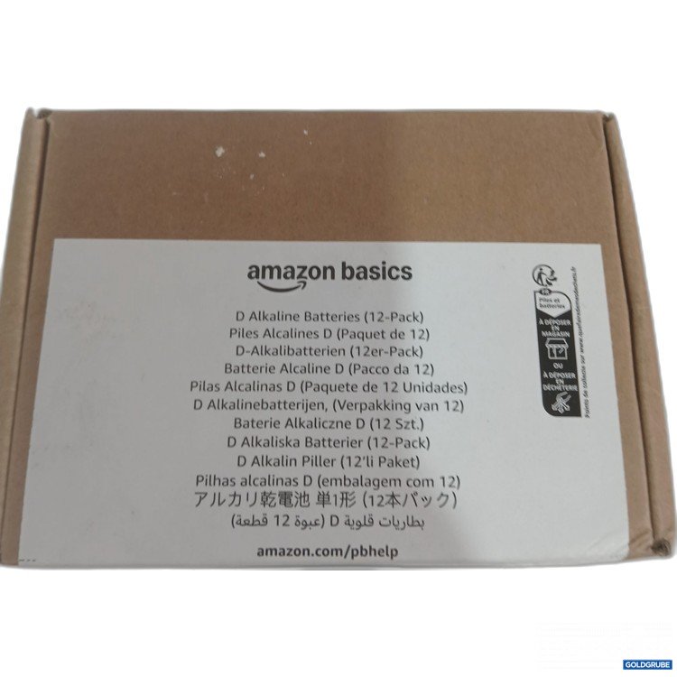Artikel Nr. 970522: Amazon basics D Alkaline Batterien 12er Pack