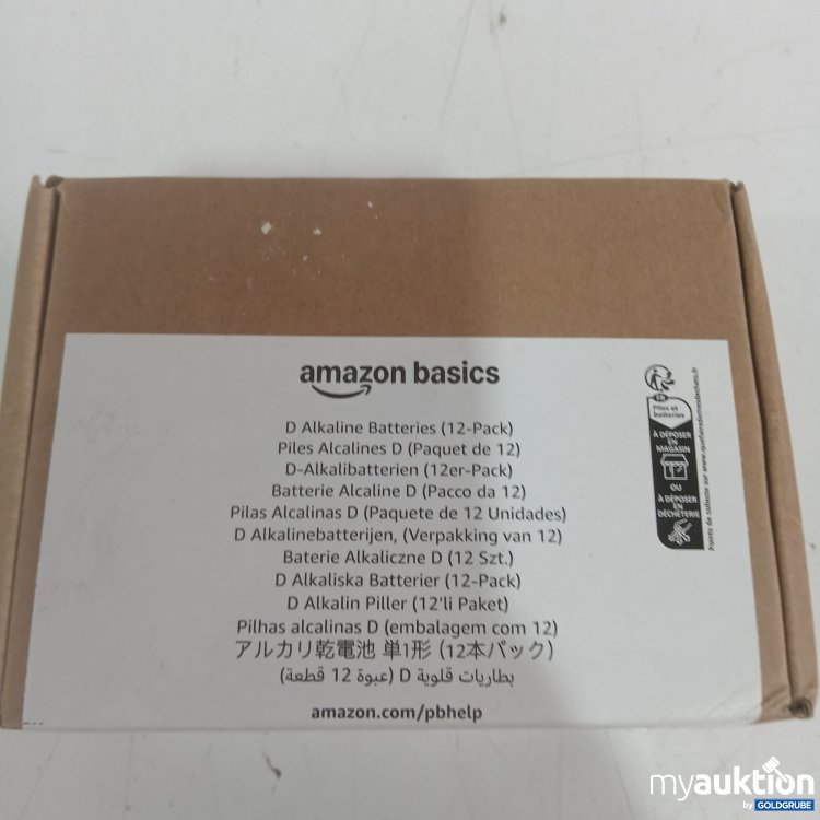Artikel Nr. 970522: Amazon basics D Alkaline Batterien 12er Pack