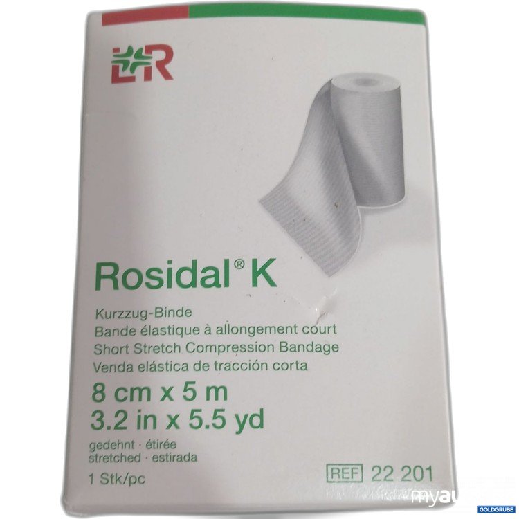 Artikel Nr. 979522 Artikel Nr. 979522: LR Rosidal K Kurzzug Binde 8cm x 5m