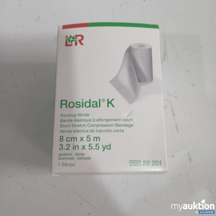 Artikel Nr. 979522 Artikel Nr. 979522: LR Rosidal K Kurzzug Binde 8cm x 5m