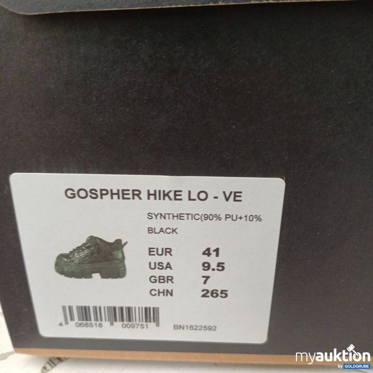 Artikel Nr. 980522: Buffalo GOSPHER HIKE LO - VE Sneakers Schwarz