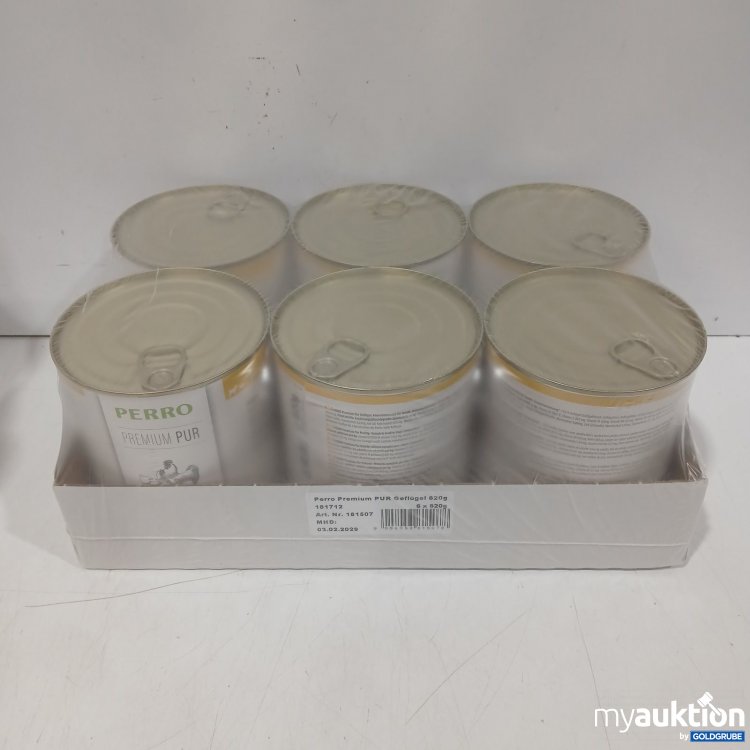 Artikel Nr. 469523: Perro Premium PUR Geflügel 6x820g