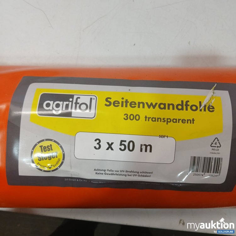 Artikel Nr. 478523: Zill agrifol Seitenwandfolie 300 transparent 3 x 50 m