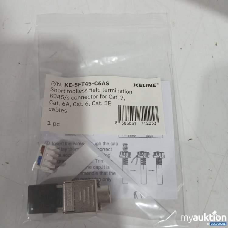 Artikel Nr. 524523: Keline Short toolless field termination KE-SFT45-C6AS 