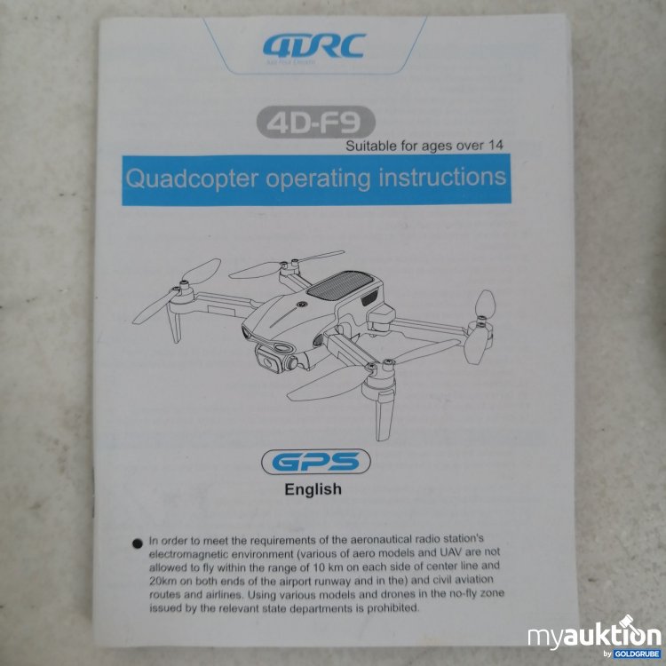 Artikel Nr. 665523 Artikel Nr. 665523: 4TRC Drohne 4D-F9