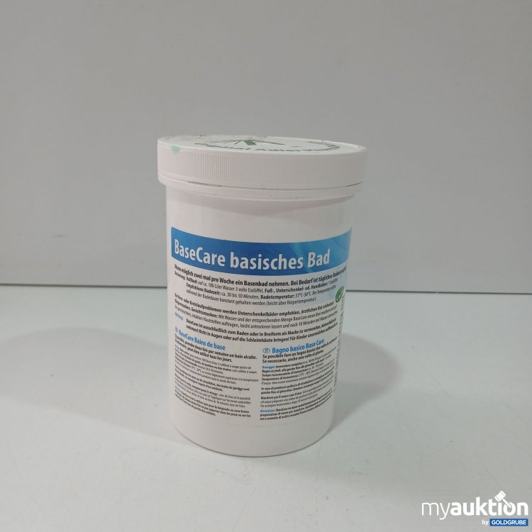 Artikel Nr. 840523 Artikel Nr. 840523: Base Care basische Bad 400g