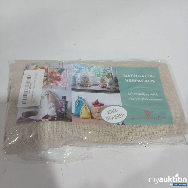 Artikel Nr. 882523: Leinensäckchen 12Stk 